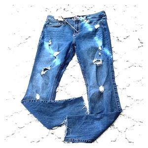 Hollister Disstressed Jean's Skinny Sz 27
